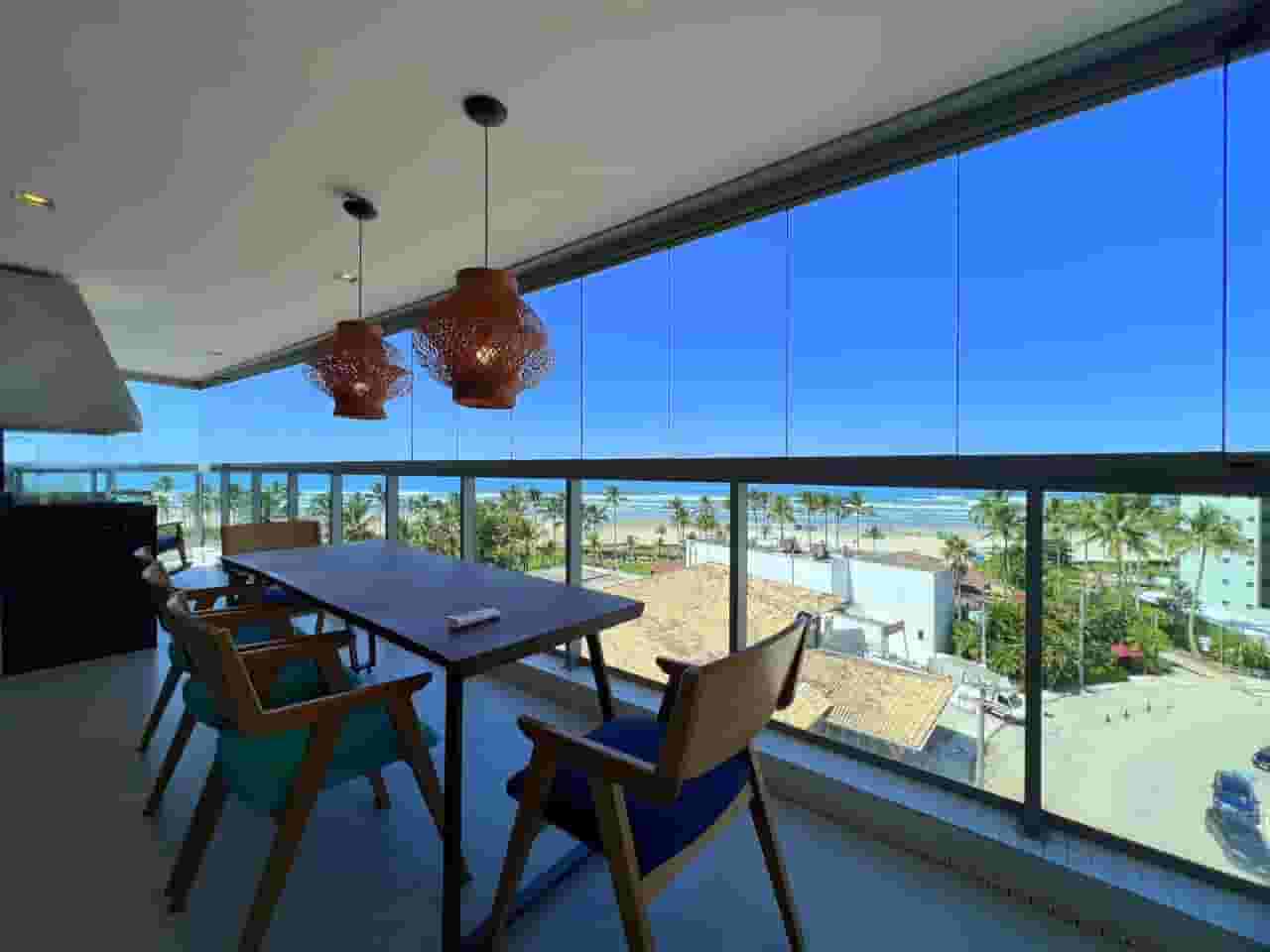 Edifício San Sebastian! Lindo Apartamento Pé na Areia Disponivel para Locação na Riviera de São Lourenço | Localizado Privilegiada! - Imagem 1